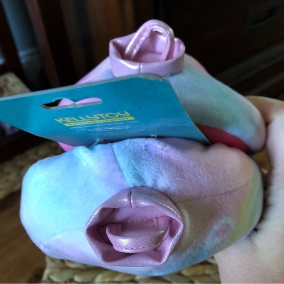 Squishmallows Odessa the Rainbow Ornament slippers - Picture 2 of 6